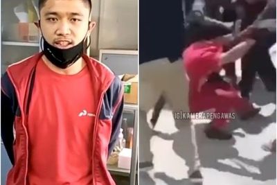 Arogan saat Usir dan Hina Pedagang Bawa-Bawa Suku Sunda, Petugas SPBU Ini Dikeroyok Warga