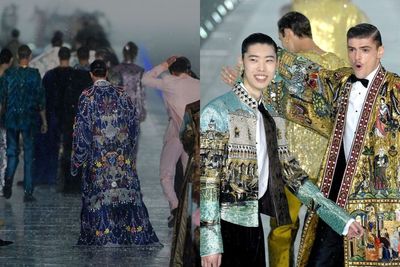 Fashion Show Dolce & Gabbana Diakhiri dengan Hujan Es, Banyak Artis Dunia Berhamburan