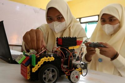 FOTO: Robot Buatan Siswa MAN Banyuwangi