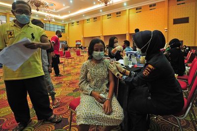 FOTO: Vaksinasi Merdeka Polresta Jambi