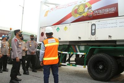 Antisipasi Stok Oksigen, Kapolri Lepas 10 Iso Tank