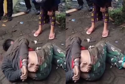 Maling Bercelana Loreng Meringkuk Usai Diciduk, Sempat Ancam Warga Pakai Senjata Mainan