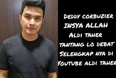 Lagi, Aldi Taher Ngajak Debat Deddy Corbuzier Soal Poligami, Netizen: Lu Narkoba Ya Bang?