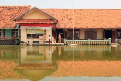 Banjir di Asahan, SD Sei Dua Hulu Batal Gelar PTM, Kembali Daring
