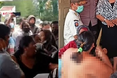 Aksi Pedagang Wanita Telanjang Dada saat Unjuk Rasa: Kami Melakukan Apa Pun Demi Anak