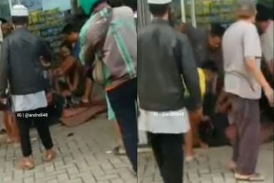 Duh! Pria Ini Nyaris Tewas Dikeroyok Massa Usai Kepergok Mencuri di Minimarket Bekasi