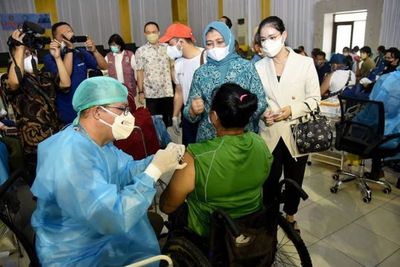 Pertuni Berterima Kasih, TP-PKK Sudah Vaksin 200 Penyandang Disabilitas di Sumut