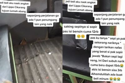Supir Angkot Ini Curhat Cuma Dapat Rp15 Ribu usai Seharian Kerja