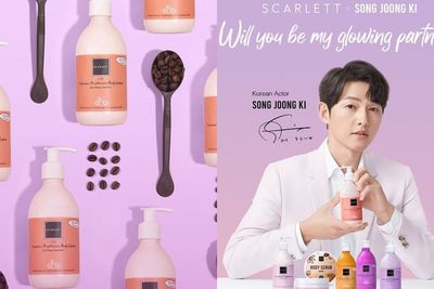 Scarlett Menunjuk Song Joong Ki Sebagai Wajah Baru Produk Perawatannya