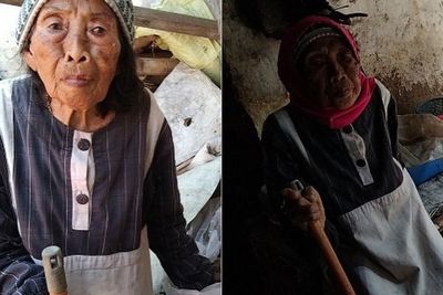 Cuma Dapat Rp15 Ribu Per Bulan, Nenek Pemulung Ini Hanya Bisa Makan Nasi Berkuah Air Hujan