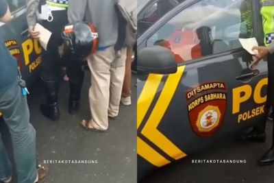 Geger! Wanita Ini Coba Bunuh Diri Lompat dari Flyover Pasopati Bandung, Tulis Surat Wasiat