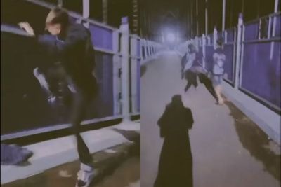 Sok Keras! 3 Pemuda Rusak Pagar Jembatan Penyeberangan di Kalteng, Berakhir Diciduk Polisi