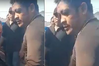 Tampang Preman yang Memukuli Ibu-Ibu Pedagang di Medan, Perintah Jokowi Belum Beres