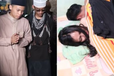 Geger Pasangan Berzina Gancet Tak Bisa Lepas, Warga Berpeci Ini Ingin Merajam Sampai Mati
