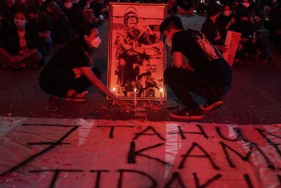 FOTO: Aksi Refleksi 17 Tahun Kematian Munir