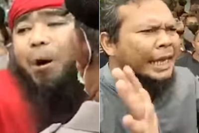 Terkuak, Pria Berjanggut Gembong Perusakan Masjid Ahmadiyah Sintang Ternyata Pentolan FPI