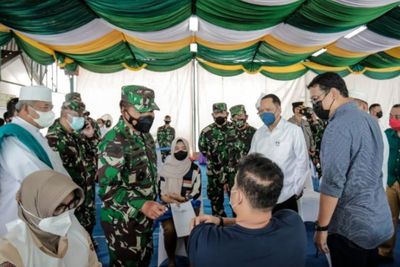 Kodam I Bukit Barisan-UMSU Gelar Vaksinasi Covid-19 Terhadap 500 Mahasiswa