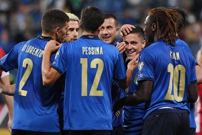 FOTO: Kualifikasi Piala Dunia 2022, Italia Menang Telak 5-0 Atas Lithuania