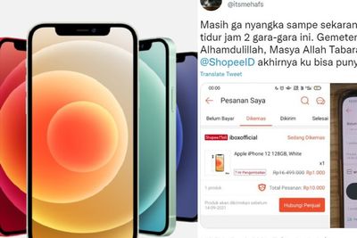Mantap! Ini Sosok Netizen yang Menangi Promo Flash Sale 9.9, Beli iPhone 12 Cuma Rp10 Ribu