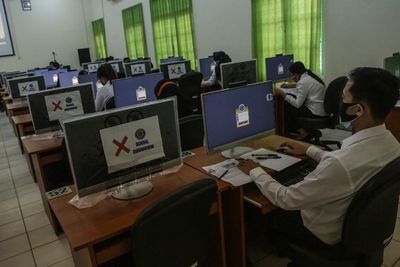 FOTO: Ujian SKD CPNS di Kalimanten Tengah