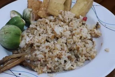 Resep Mudah Membuat Nasi Tutug Sapi Pedas Terasi