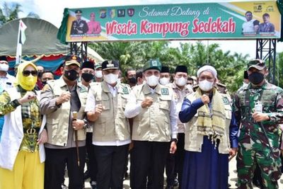 Resmikan Pembangunan Kampung Sedekah KSJ di Batubara, Gubsu: Ini Perintah Allah