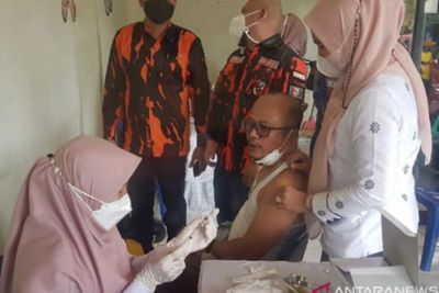 Ormas Pemuda Pancasila Padangsidimpuan Gelar Vaksinasi Massal Covid-19 Dosis I dan II