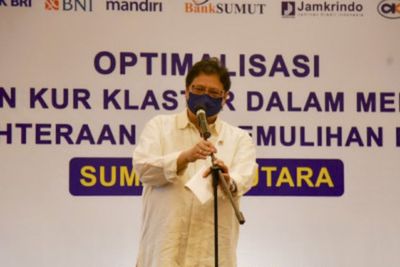 Menko Airlangga Sebut Medan dan Mandailing Natal Kini PPKM Level 3