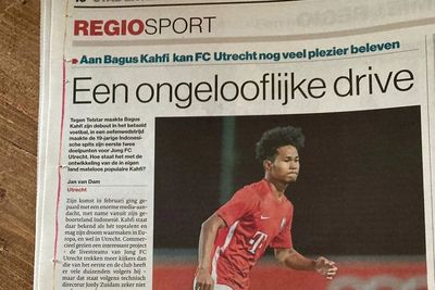 Tampil Gemilang di Jong Utrecht, Bagus Kahfi Disorot Media Belanda