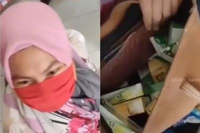 Ibu-ibu Ini Kepergok Pegawai Mencuri di Minimarket, Masukkan Barang Curiannya ke Dalam Tas