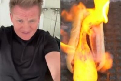 Koki Terkenal Ini Kaget Setelah Melihat Video Aneh Kombinasi Hot Dog dengan Lahar Panas