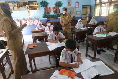 FOTO: PTM Terbatas di Kota Kediri