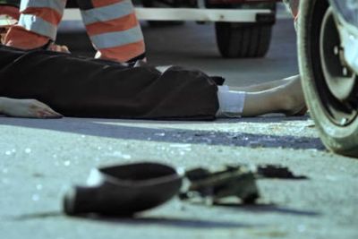 Nahas! Jatuh dari Motor, Kakek di Langkat Tewas Mengenaskan Terlindas Truk