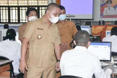 Motivasi Peserta Ujian ASN - PPPK Guru, Bupati Tapteng: Jangan Percaya Calo