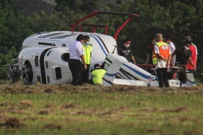 Polisi Serahkan Pengusutan Tergulingnya Helikopter Tangerang ke KNKT