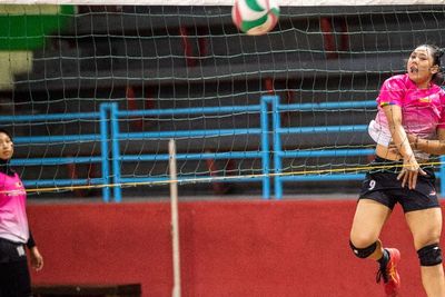 FOTO: Latihan Tim Bola Voli Indoor Putri Jabar