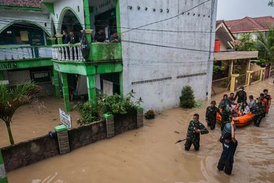 FOTO: Banjir di Rangkasbitung