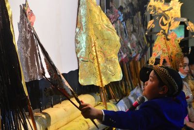 FOTO: Pentas Wayang Dalang Cilik Secara Daring