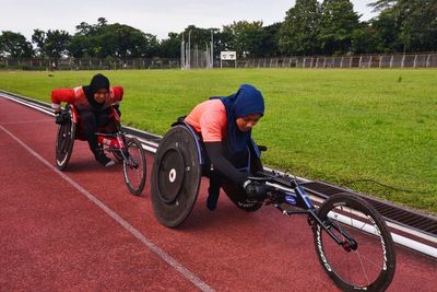 FOTO: Latihan Atlet Wheelchair NPC Sumut