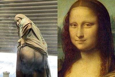 Patung Mooning Lisa , Adaptasi Lukisan Mona Lisa dengan Sisi Feminis yang Berbeda