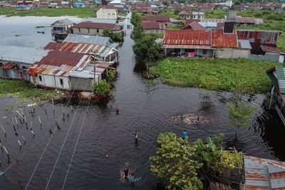 FOTO: Dampak Banjir Luapan Sungai Kahayan di Palangkaraya