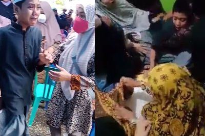 Video Pilu Santri Nangis Lihat Ayah Sudah Meninggal, Baru Tahu Usai Pulang Mondok