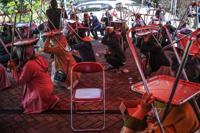 FOTO: Simulasi Penanggulangan Bencana Sesar Lembang