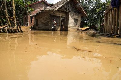 FOTO: Banjir Akibat Luapan Sungai di Aceh Utara