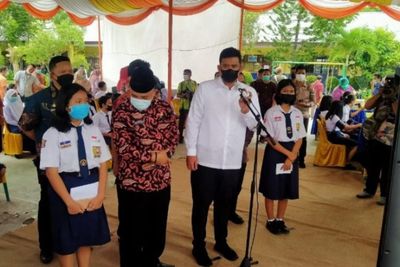 Target Vaksinasi Pelajar Masih Rendah, Bobby: Baru 4.000 dari 105.000 Orang