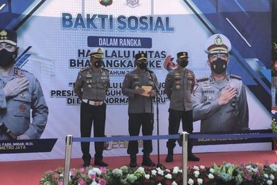 Sambut HUT Korlantas, Polda Metro Sebar Ribuan Paket Sembako Hingga Kantong Darah