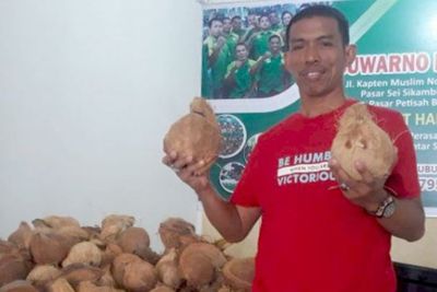 Tukang Kukur Kelapa Ditunjuk Bobby Jadi Dirut PD Pasar, Ini Hal Pertama yang Dilakukannya