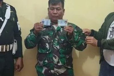 Tampang TNI Gadungan Bernama Roni Marpaung, Marah Ditanya Bertugas di Mana