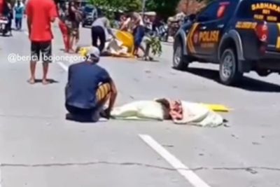 Kecelakaan Maut di Bojonegoro, 2 Siswi Tewas Tertabrak Bus, Sopir Bus Diduga Ugal-ugalan