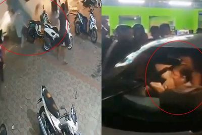 Tulah Mabuk Hantam Gerobak Pedagang, Pengendara Mobil Ini Diamuk Pria Berseragam TNI